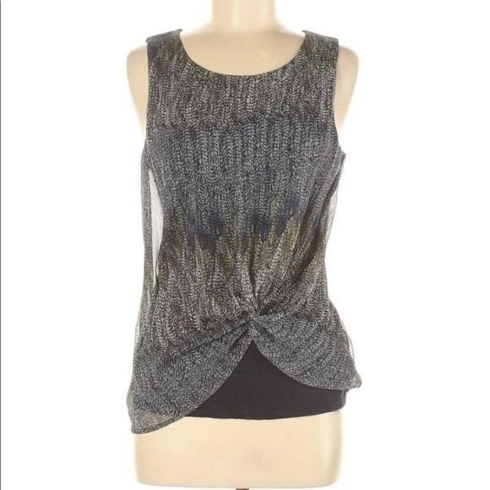 Deletta Sleeveless Blouse Sz‎ Med